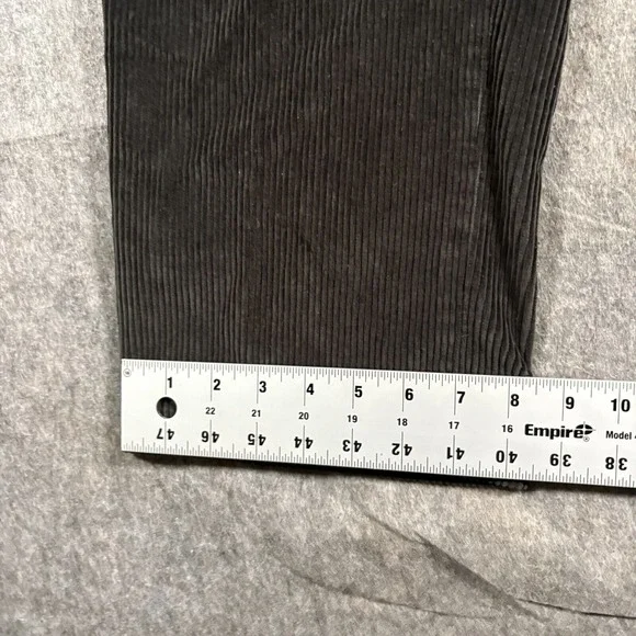 L.L. Bean Men's Corduroy Pants Size 33 Straight Classic Fit Cotton Flat‎ Front - Picture 4 of 7